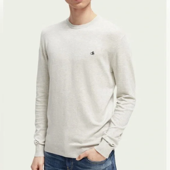 NWT - Scotch & Soda Men’s Classic Crew Neck Sweater - Size XL - Picture 2 of 8